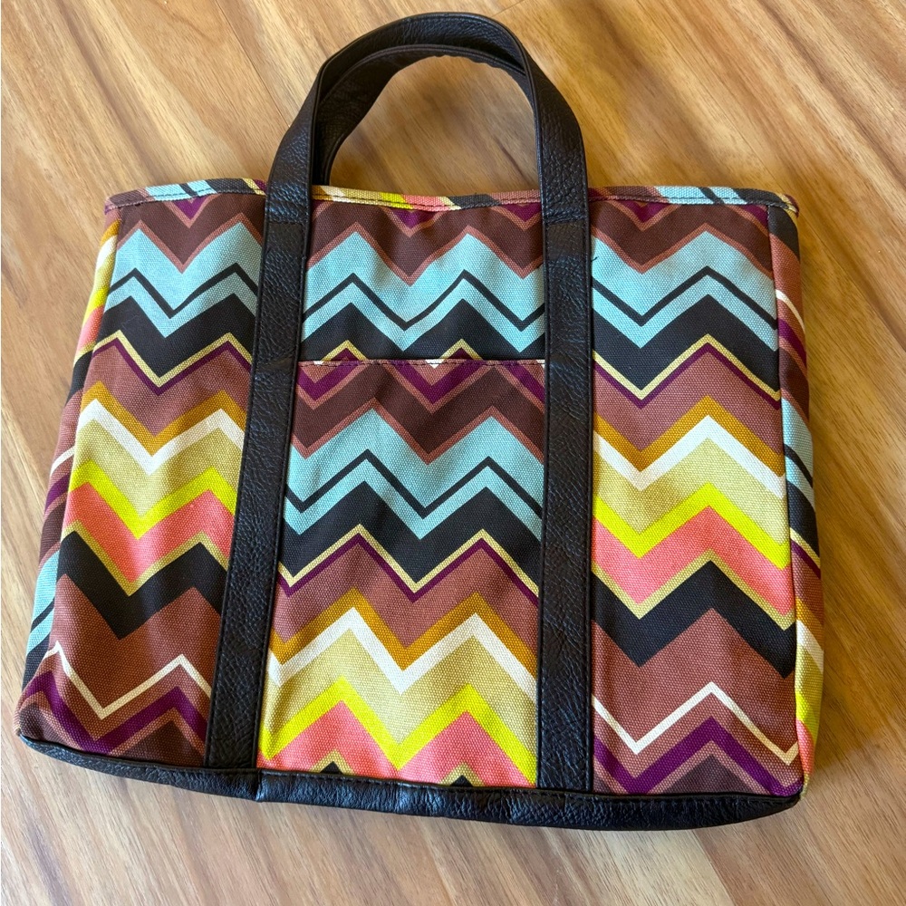 Missoni for Target chevron tote bag
